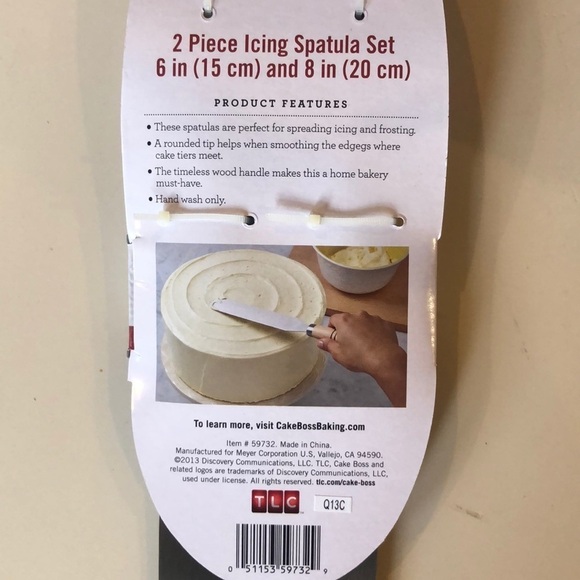 cake Boss 2 Piece Icing Spatula Set - Picture 3 of 4